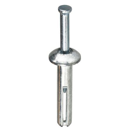 L.H. DOTTIE Nail Drive Anchor, 1/4" Dia., 1-1/4" L, Alloy Steel Zinc Plated, 100 PK ZA125